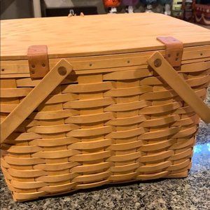 Longaberger large picnic basket